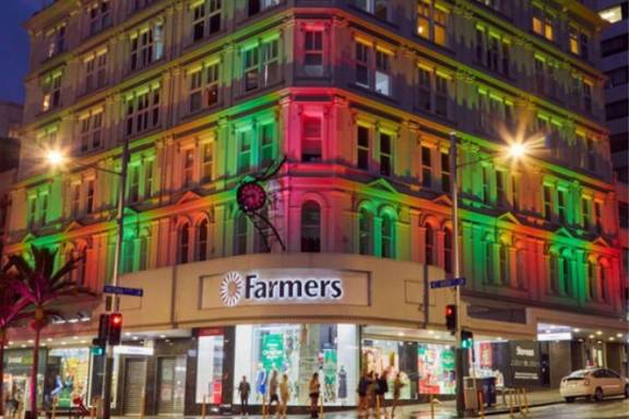 Farmers Christmas lights