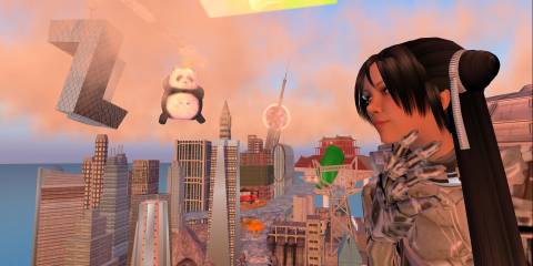 Cao Fei (SL avatar: China Tracy), i.Mirror, 2007, still from RMB City: A Second Life City Planning. Courtesy of the artist, Vitamin Creative Space and Spruth Magers