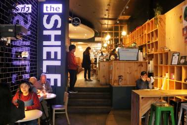 Interior of eatery